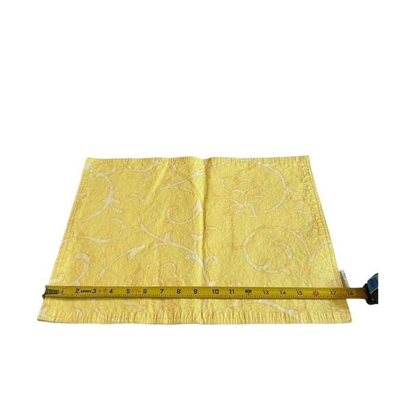 Sonoma Spring Set Yellow Floral Set Of 4 Napkins 5 Placemats Flowers LOT Formal - Picture 11 of 16